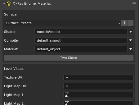 X-Ray Material centered